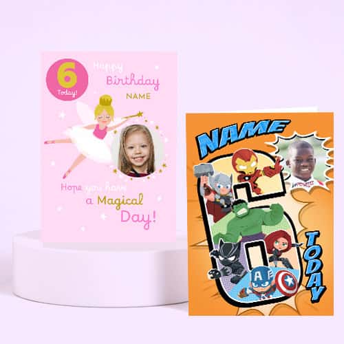 6th Birthday Cards