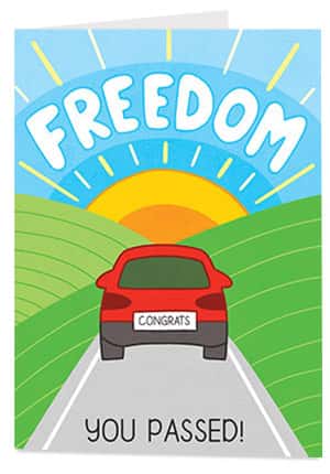 Driving test Congratulations Cards