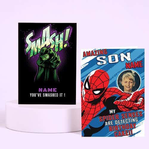 Shop Kids Marvel Birthday Cards