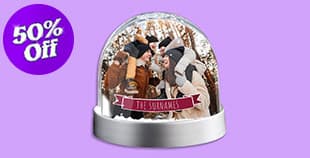 50% Off Snow Globes