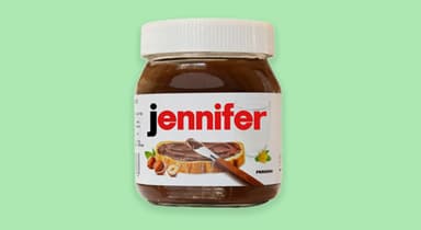 Personalised Nutella