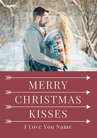 Tap to view Merry Christmas Kisses Photo Card