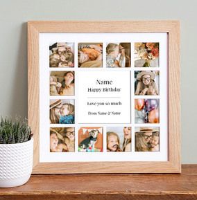 Happy Birthday Collage  Frame