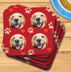 Dog Multi Photo Coaster