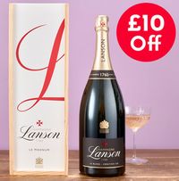 Tap to view Lanson Le Black Creation Magnum Champagne and Wooden Box