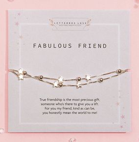 To A Fabulous Friend Bracelet