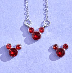 Disney July Birthstone Jewellery Set