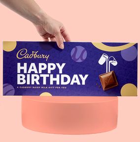 Happy Birthday Cadbury Dairy Milk 850g Bar