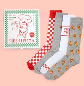 Pizza Box Sock Pack