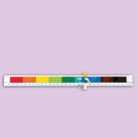 Tap to view LEGO 2-in-1 Buildable Ruler With Minifigure